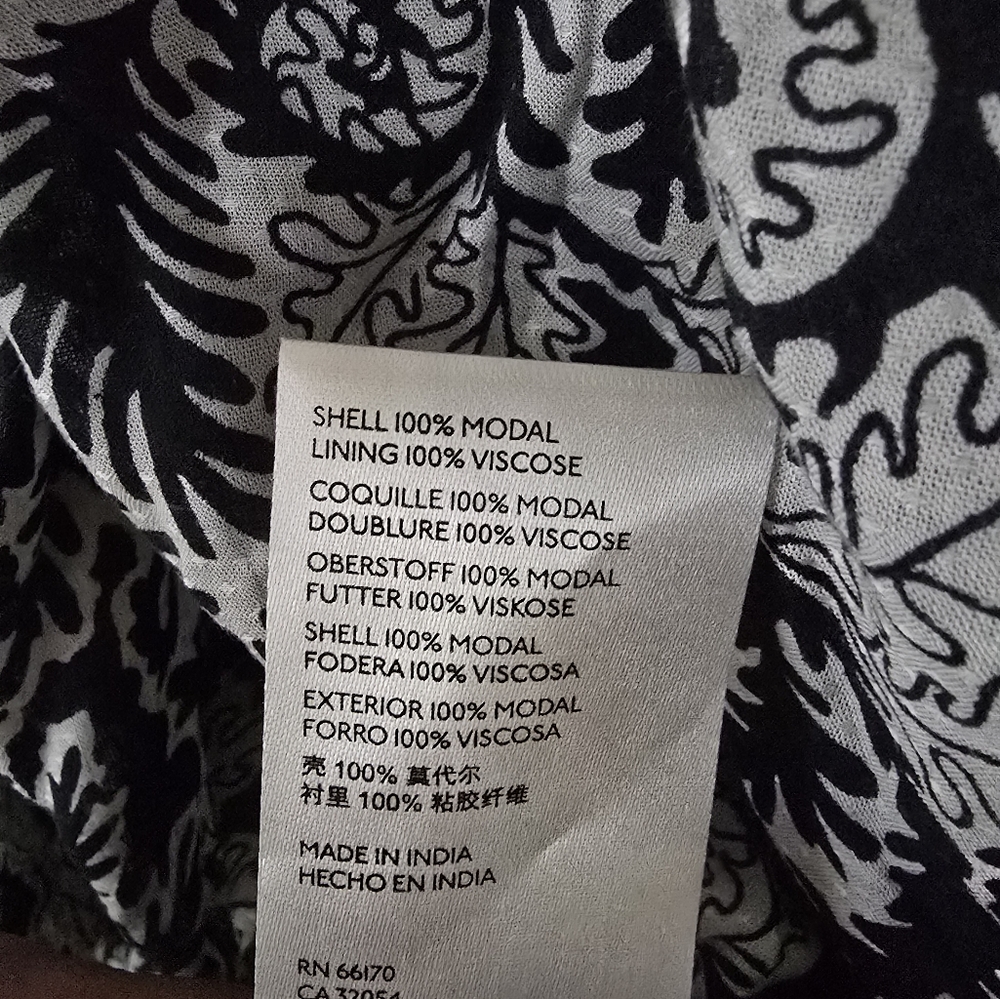 NWT Anthropologie Maeve Floral Maxi Black White Dress Small - Picture 6 of 7